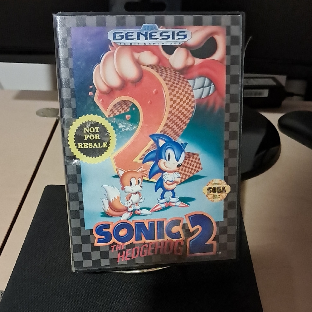 Sonic the Hedgehog 2 for Genesis - Black